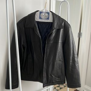 Dockers Vintage Men’s Leather Jacket Size Medium